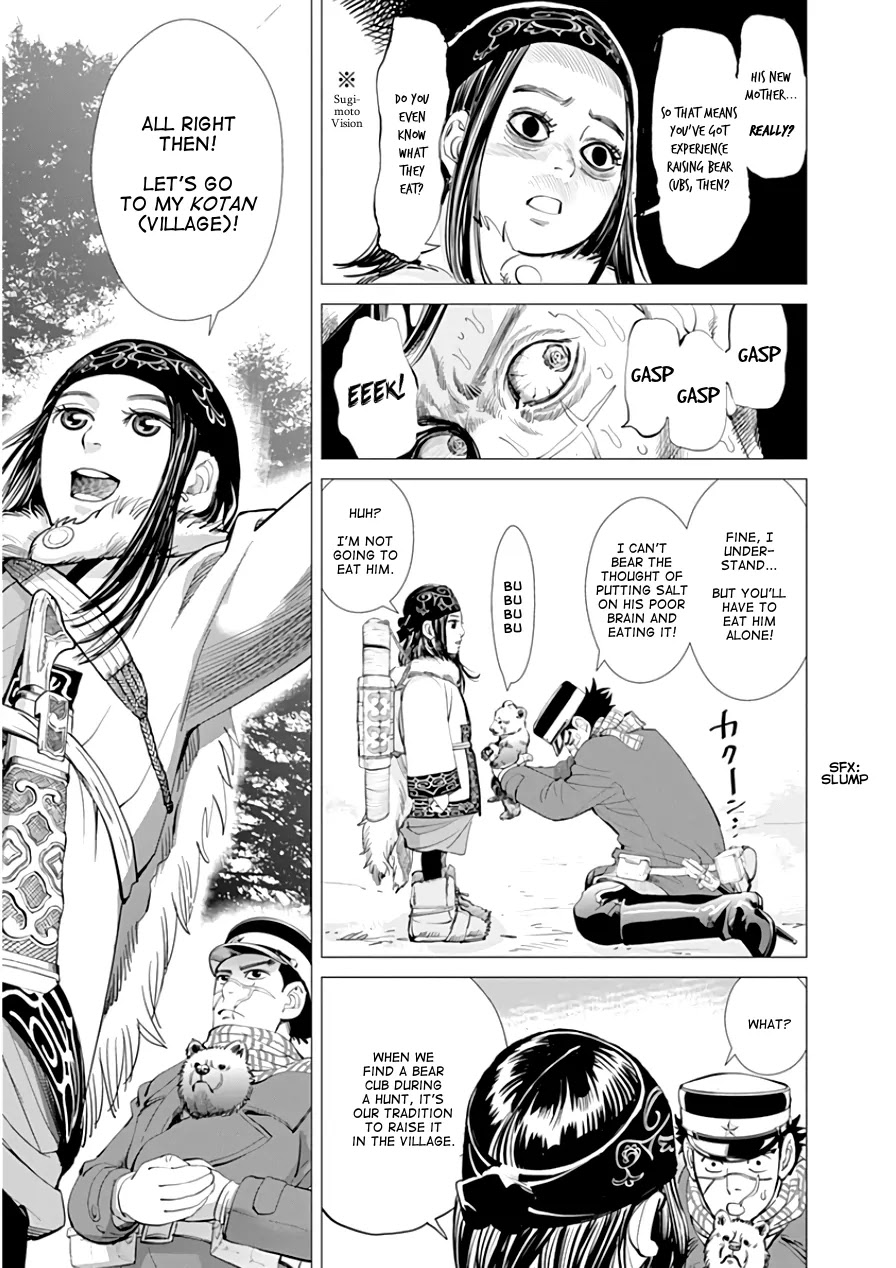 Golden Kamui Chapter 11 page 9 - Chapter 11: Ainu Kotan