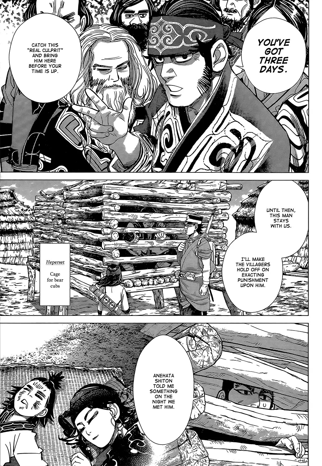 Golden Kamui Chapter 110 page 15 - Chapter 110: Shiton's Wild Animals