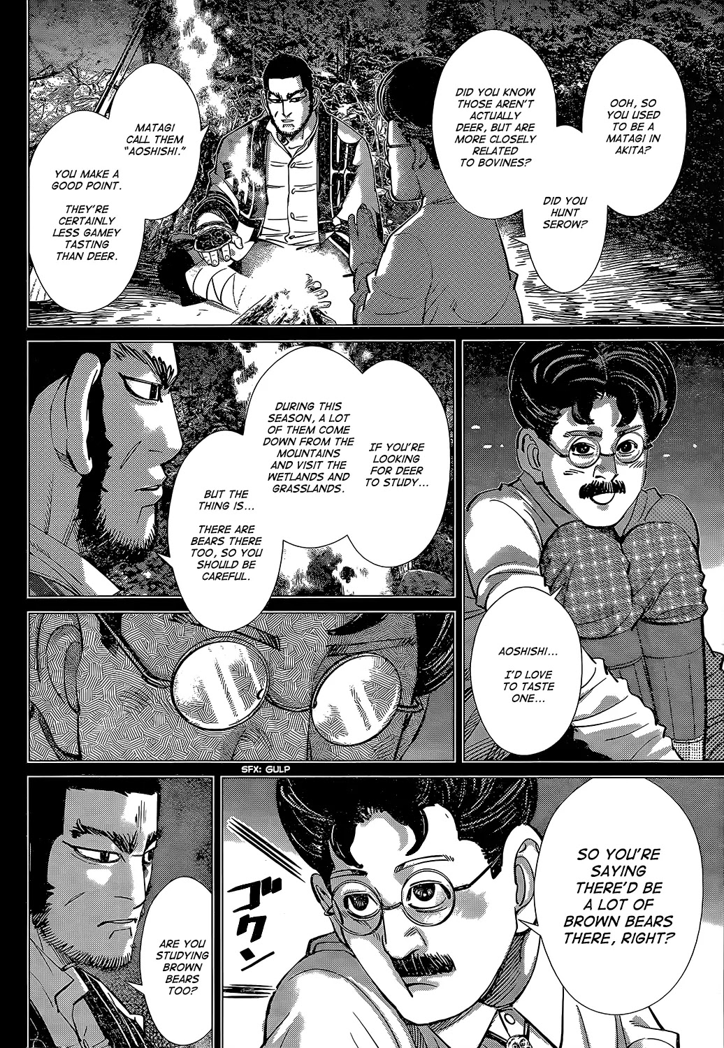 Golden Kamui Chapter 110 page 16 - Chapter 110: Shiton's Wild Animals