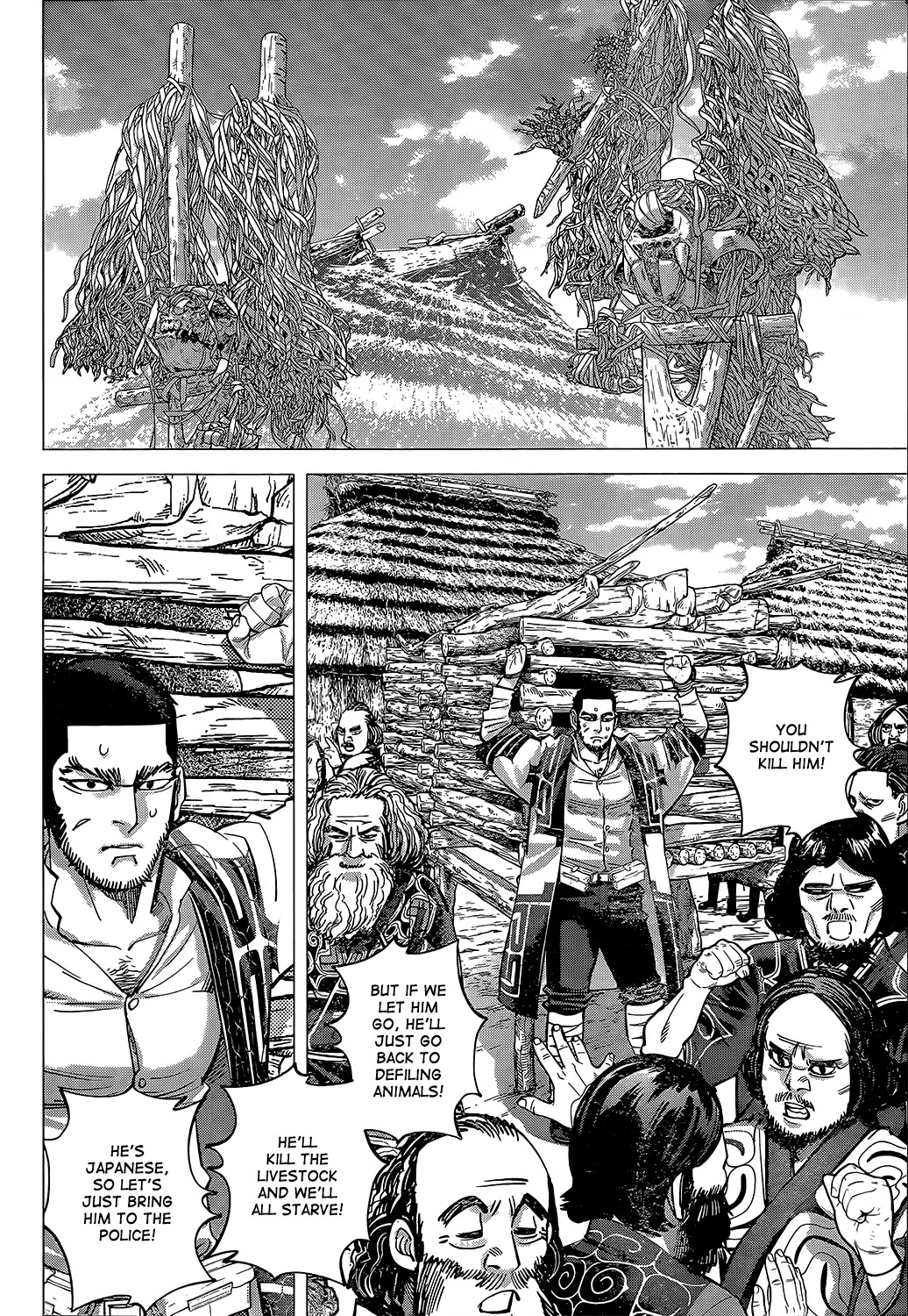 Golden Kamui Chapter 110 page 8 - Chapter 110: Shiton's Wild Animals
