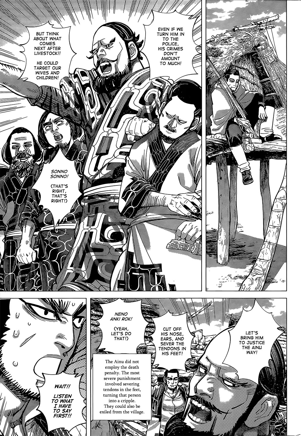 Golden Kamui Chapter 110 page 9 - Chapter 110: Shiton's Wild Animals