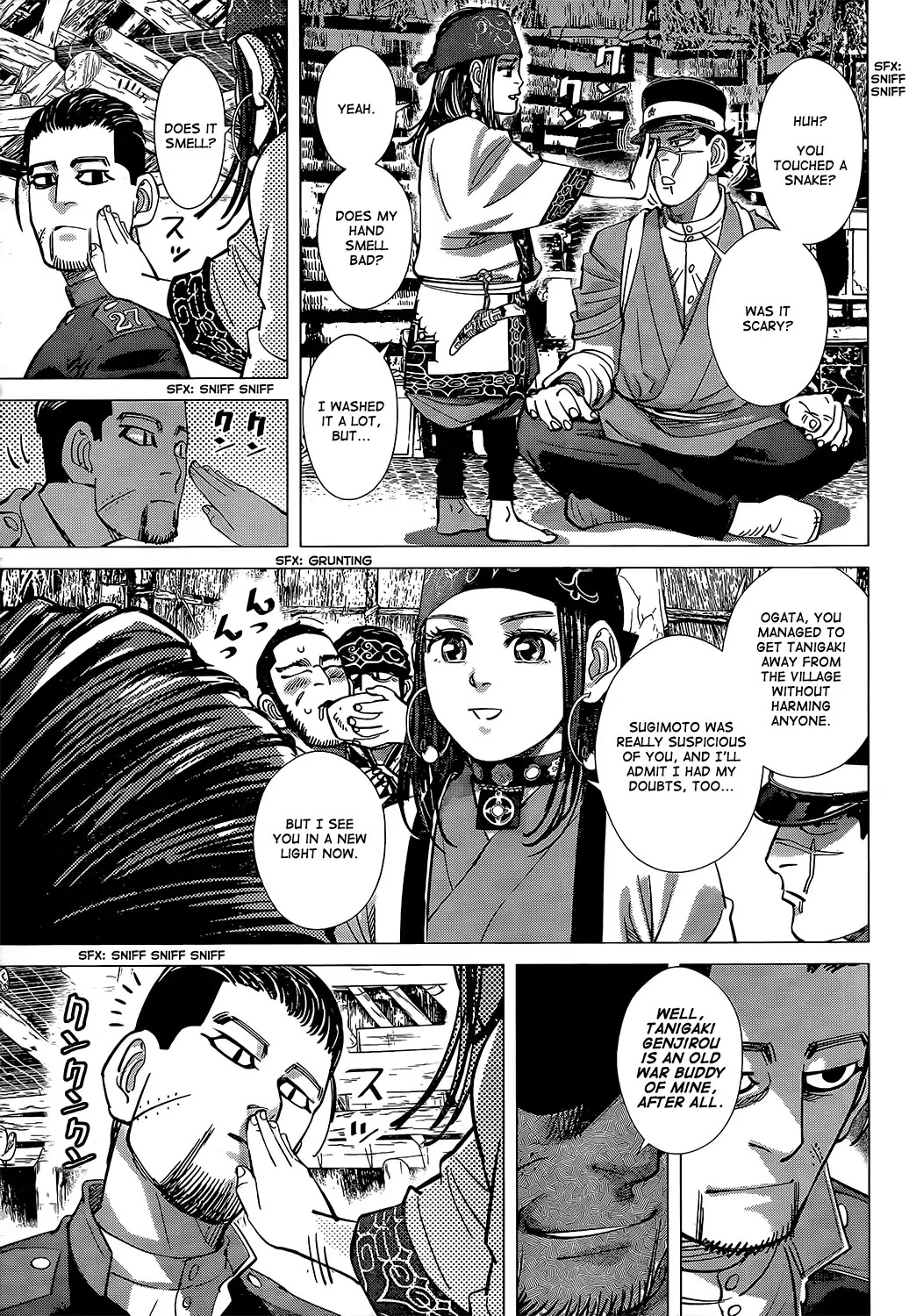 Golden Kamui Chapter 113 page 15 - Chapter 113: Sayonara, Anehata-Sensei