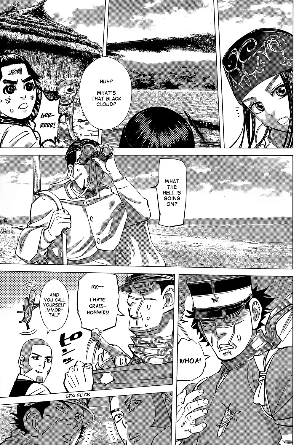 Golden Kamui Chapter 115 page 7 - Chapter 115: Plague of Locusts