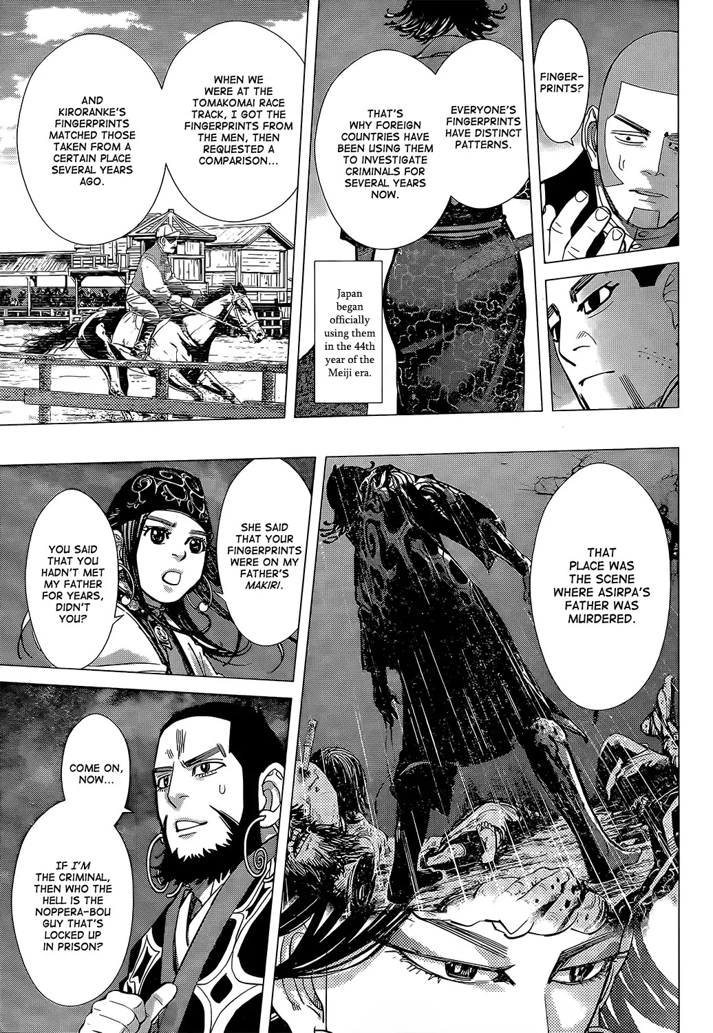 Golden Kamui Chapter 116 page 13 - Chapter 116: Blue Eyes