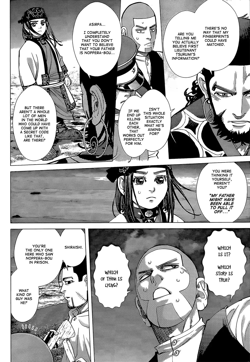 Golden Kamui Chapter 116 page 16 - Chapter 116: Blue Eyes