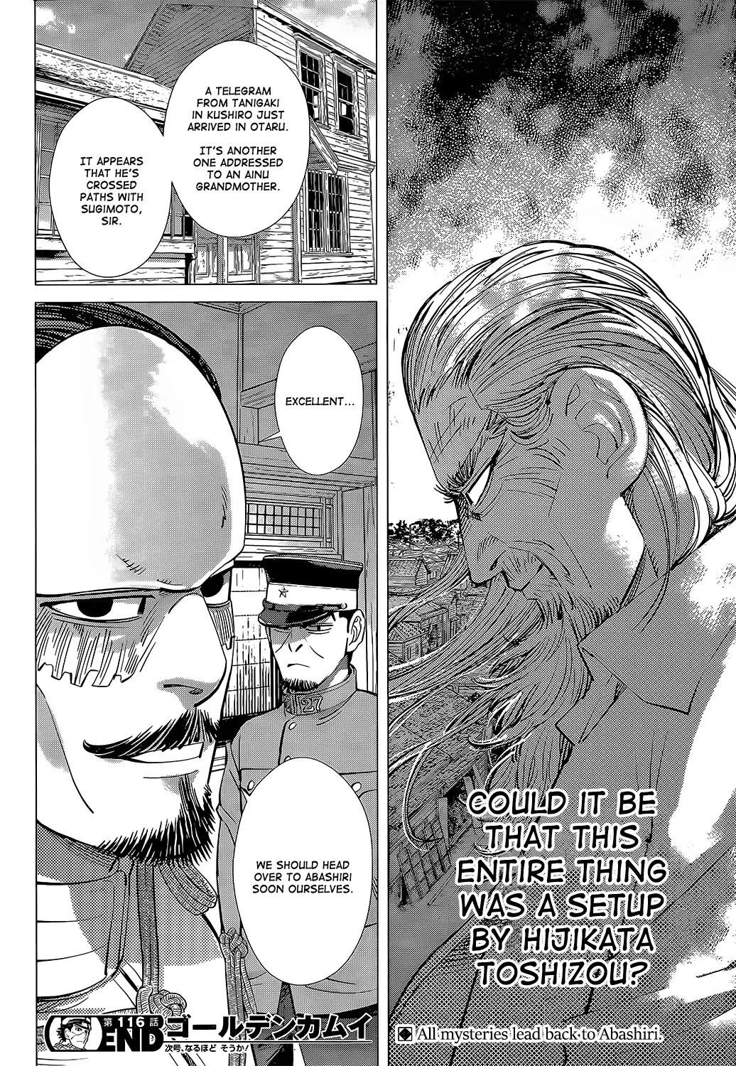 Golden Kamui Chapter 116 page 18 - Chapter 116: Blue Eyes