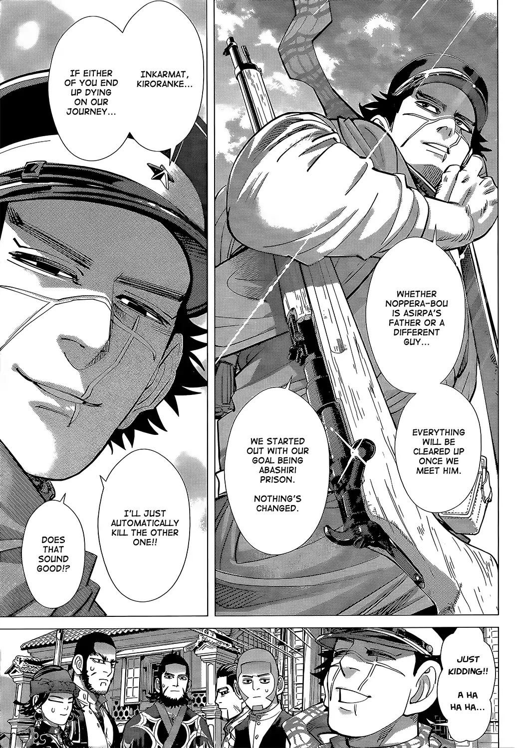 Golden Kamui Chapter 117 page 5 - Chapter 117: To Abashiri