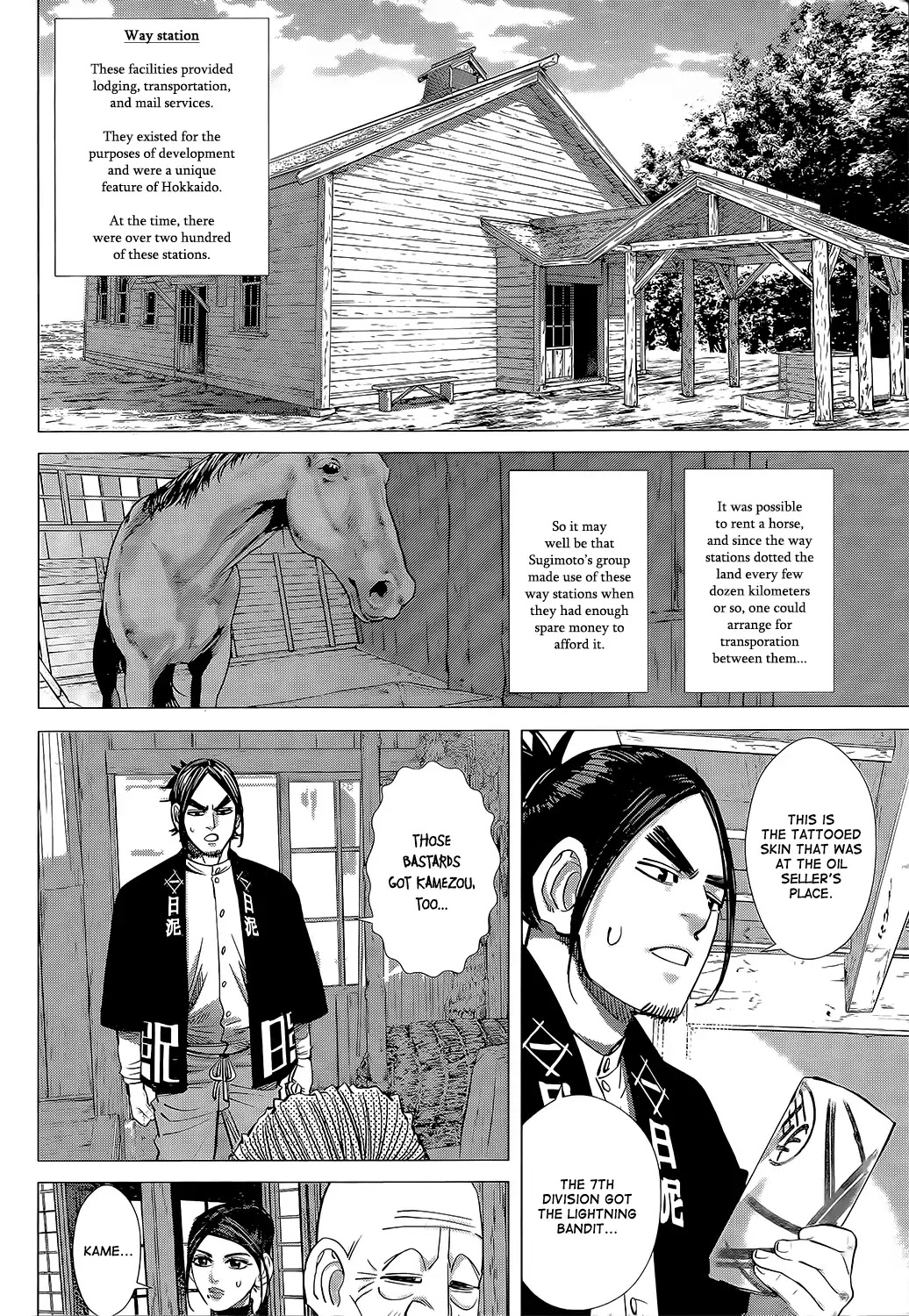 Golden Kamui Chapter 117 page 6 - Chapter 117: To Abashiri