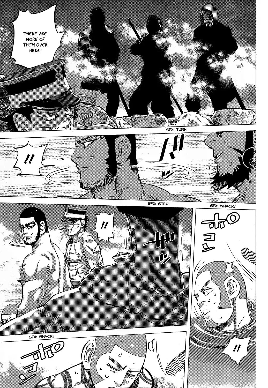 Golden Kamui Chapter 120 page 14 - Chapter 120: The Sound of a Sneak Attack