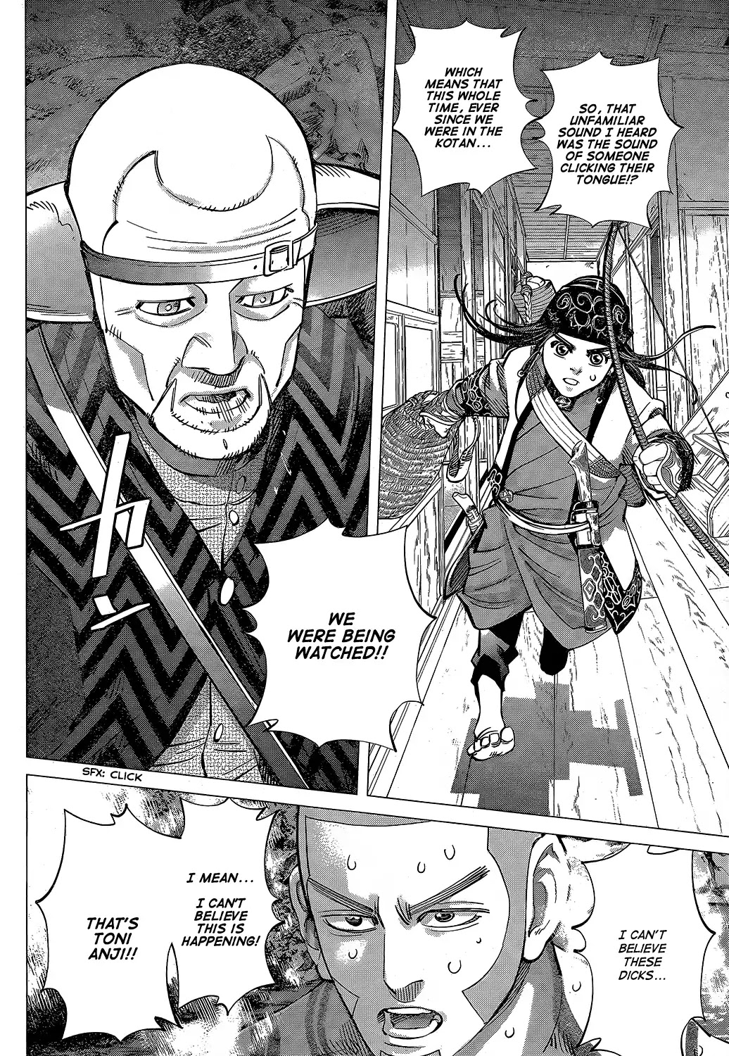 Golden Kamui Chapter 120 page 15 - Chapter 120: The Sound of a Sneak Attack