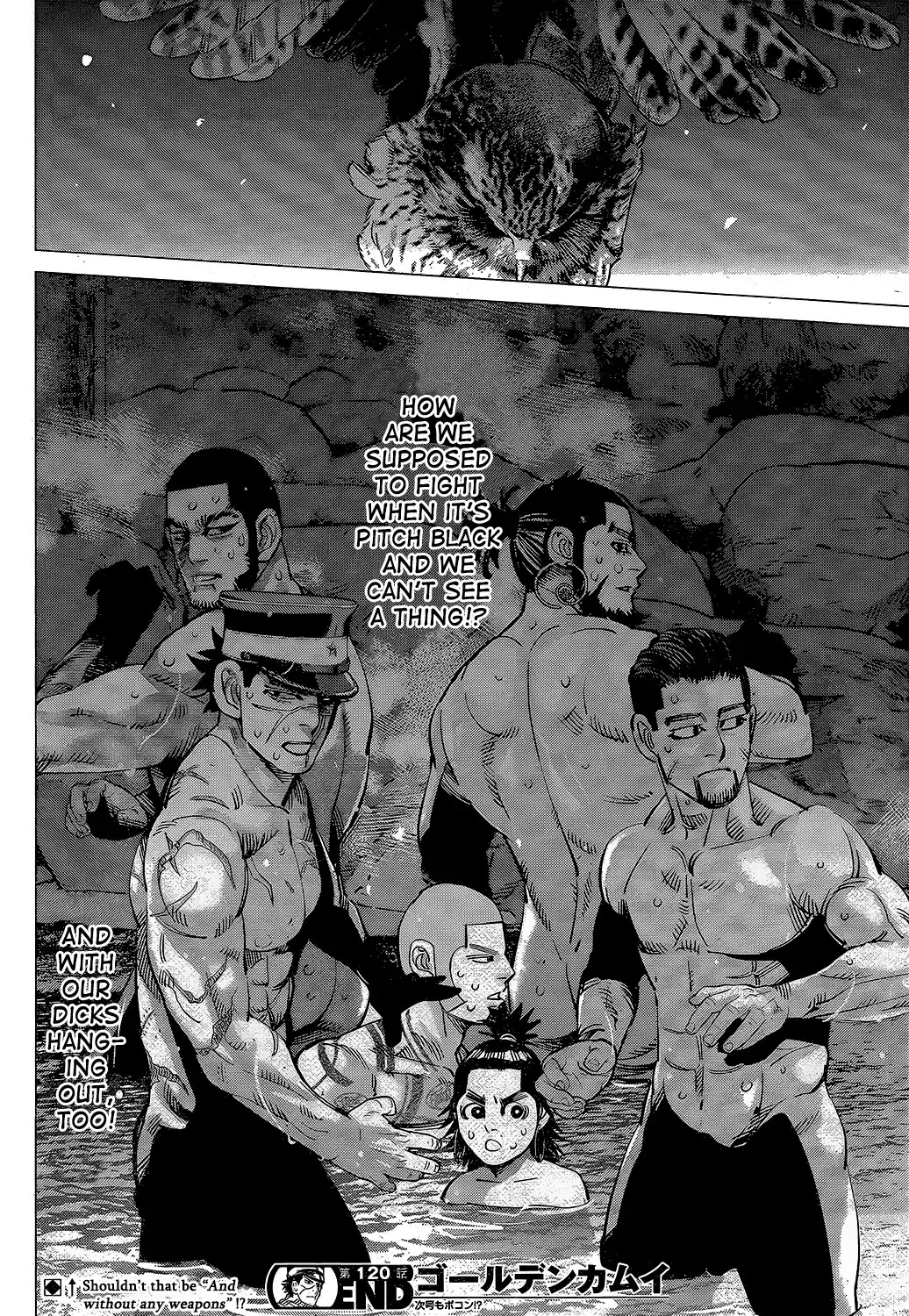 Golden Kamui Chapter 120 page 17 - Chapter 120: The Sound of a Sneak Attack