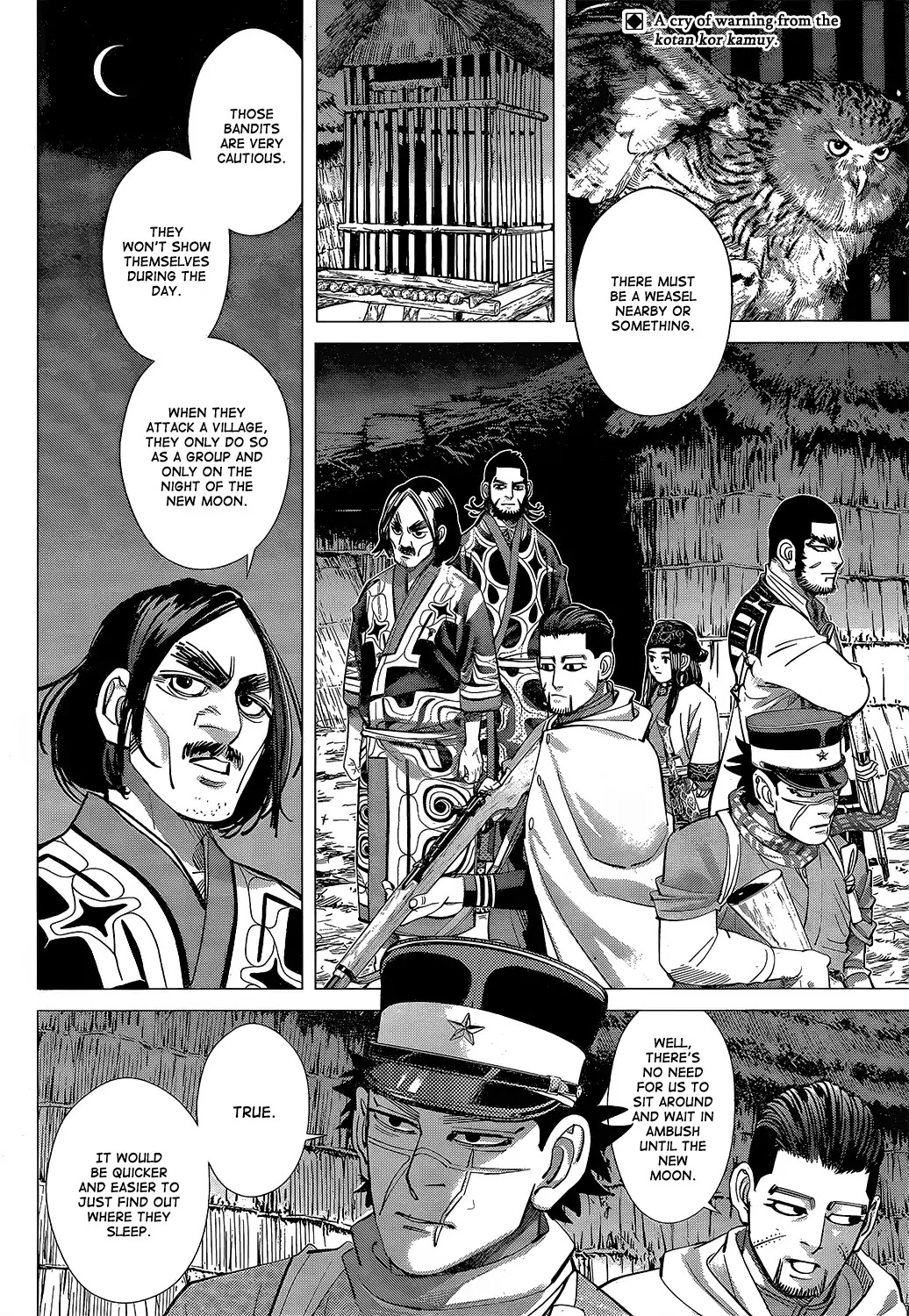 Golden Kamui Chapter 120 page 2 - Chapter 120: The Sound of a Sneak Attack