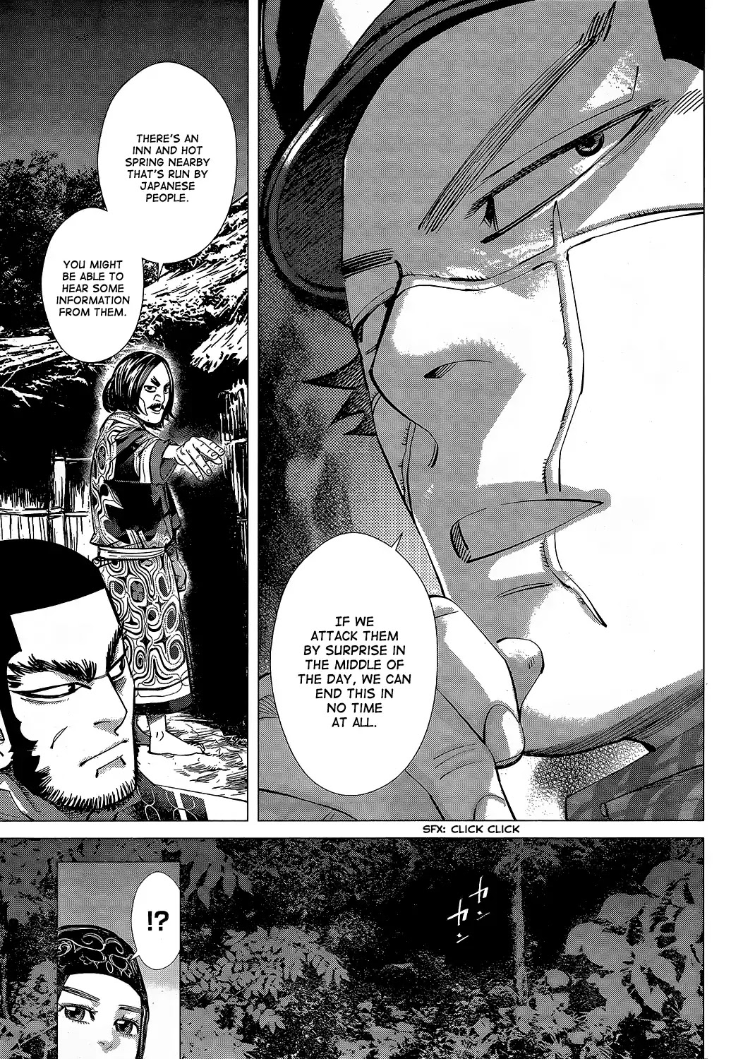 Golden Kamui Chapter 120 page 3 - Chapter 120: The Sound of a Sneak Attack