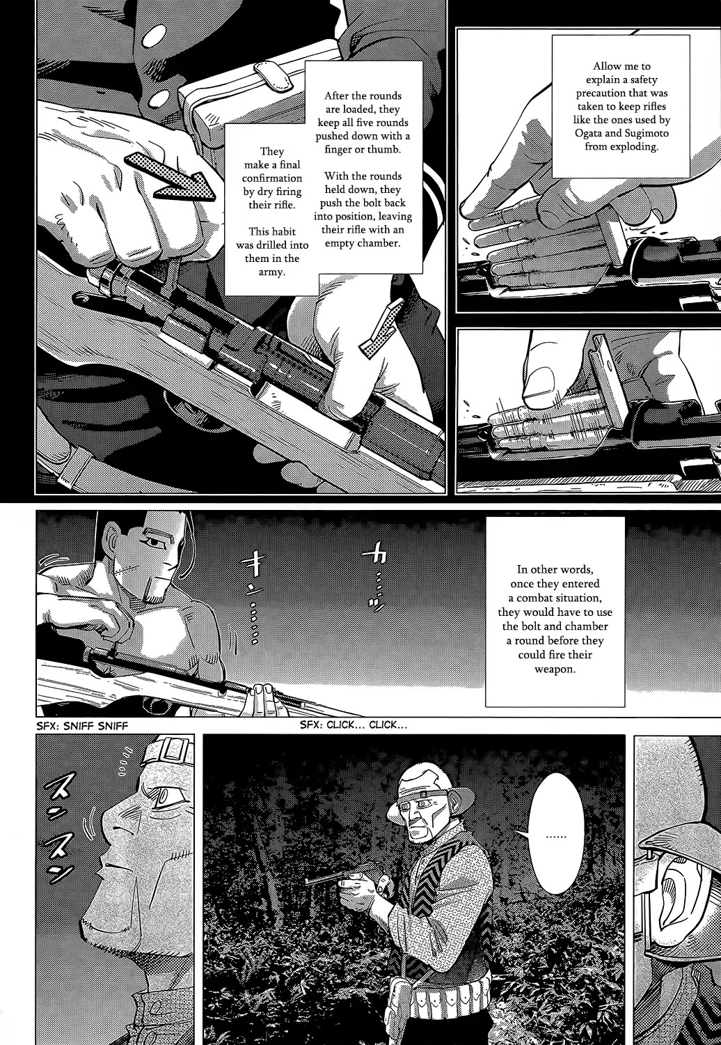 Golden Kamui Chapter 121 page 11 - Chapter 121: In the Dark