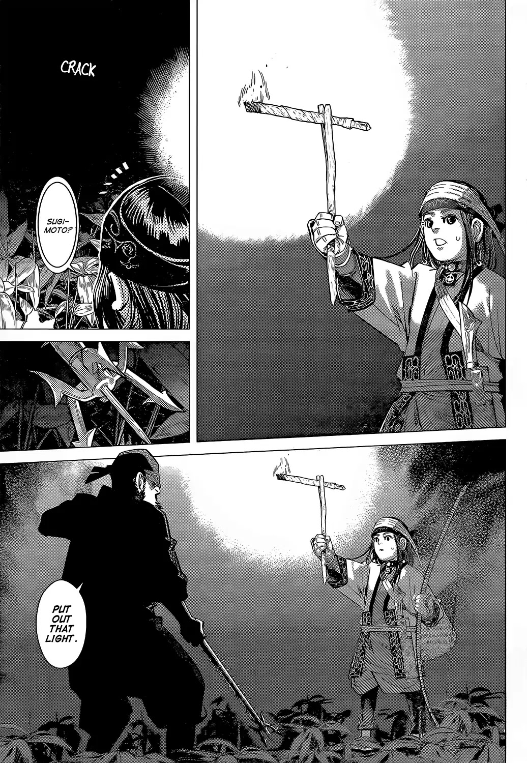Golden Kamui Chapter 121 page 12 - Chapter 121: In the Dark