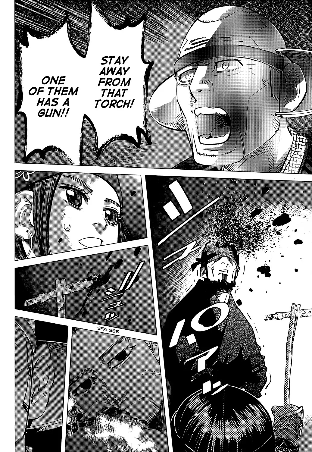 Golden Kamui Chapter 121 page 13 - Chapter 121: In the Dark