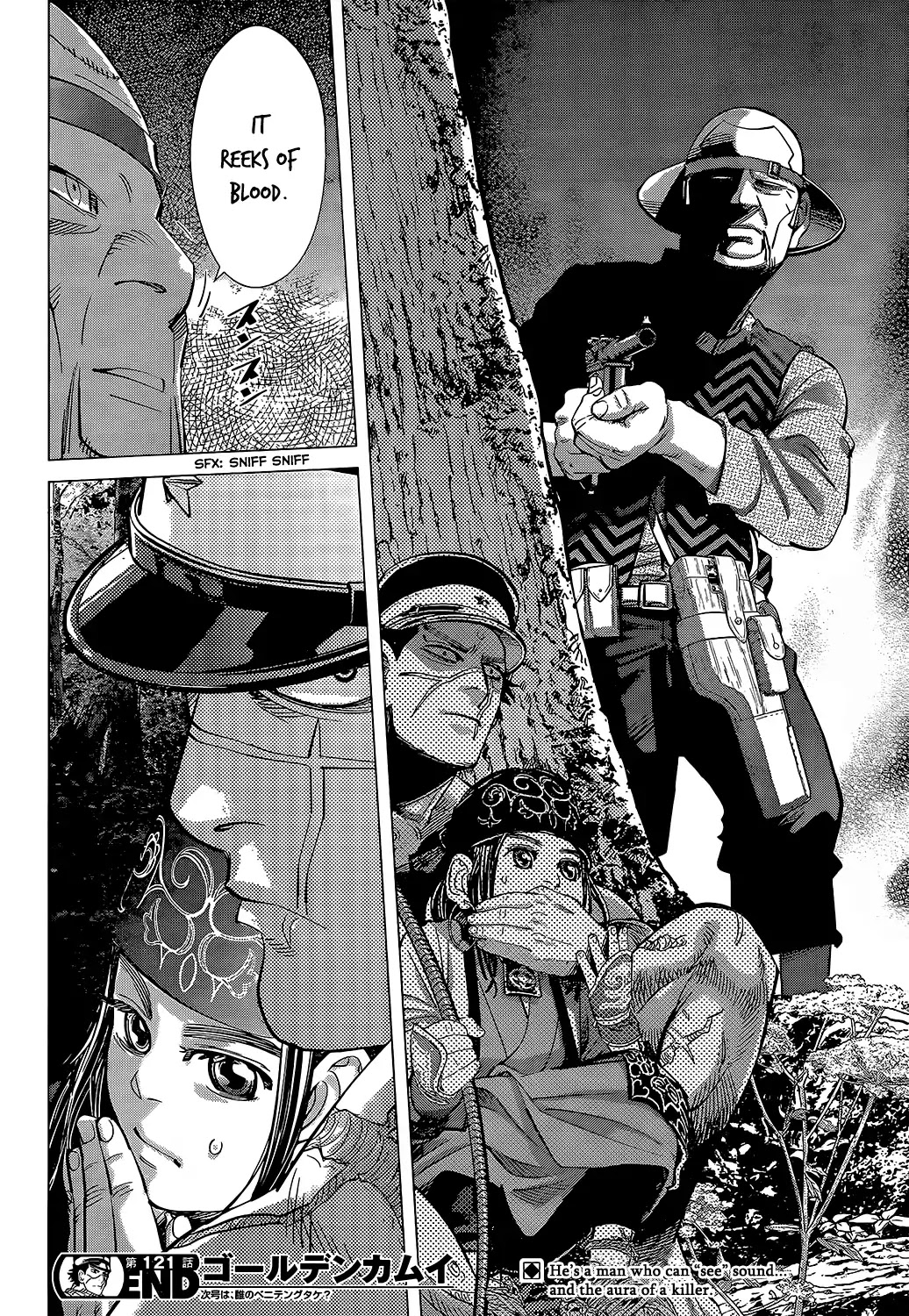 Golden Kamui Chapter 121 page 17 - Chapter 121: In the Dark