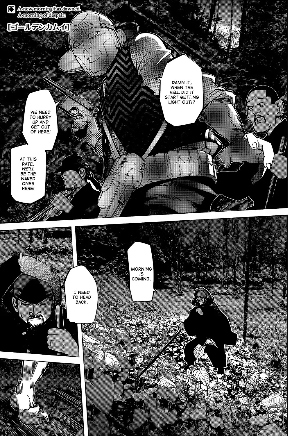 Golden Kamui Chapter 123 page 1 - Chapter 123: Upper Hand
