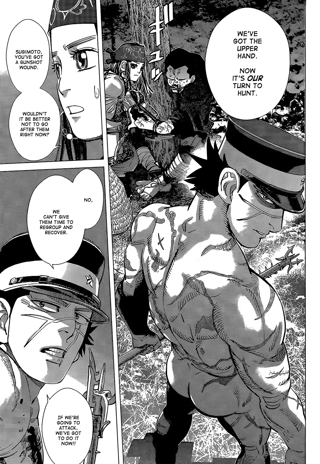 Golden Kamui Chapter 123 page 3 - Chapter 123: Upper Hand
