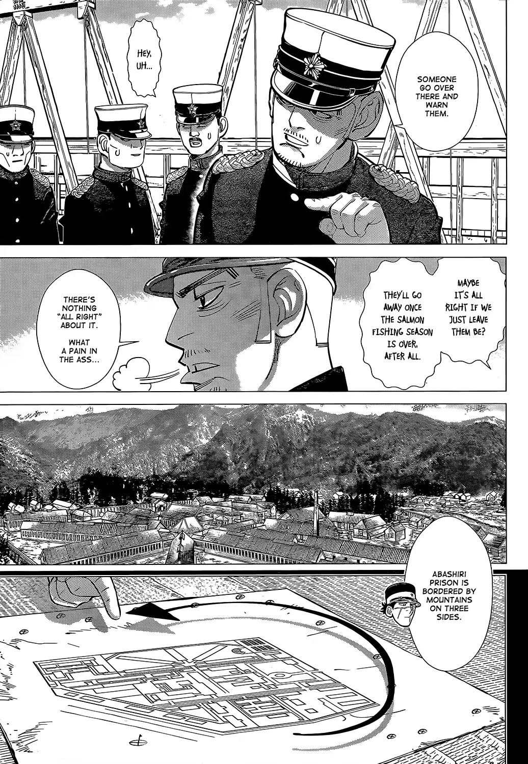 Golden Kamui Chapter 126 page 3 - Chapter 126: Head Jailer Kadokura