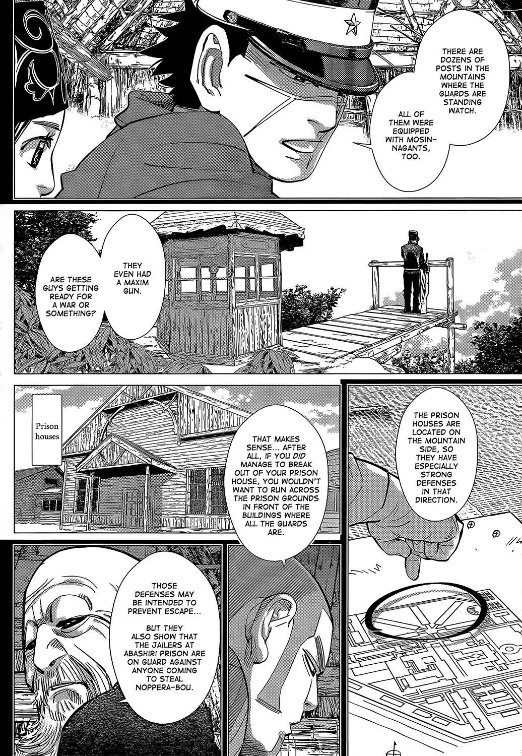 Golden Kamui Chapter 126 page 4 - Chapter 126: Head Jailer Kadokura