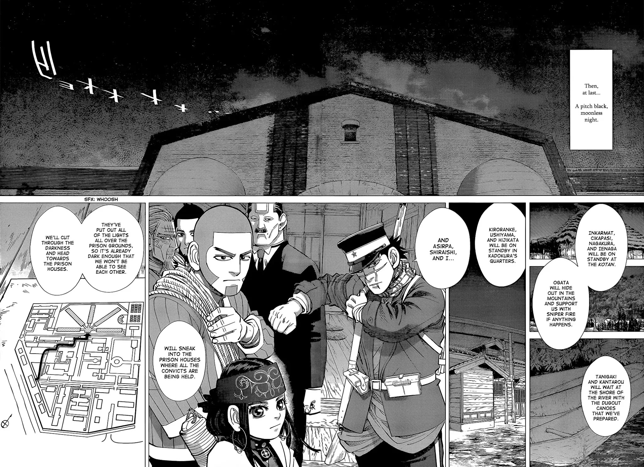 Golden Kamui Chapter 128 page 13 - Chapter 128: On The Night Of The New Moon