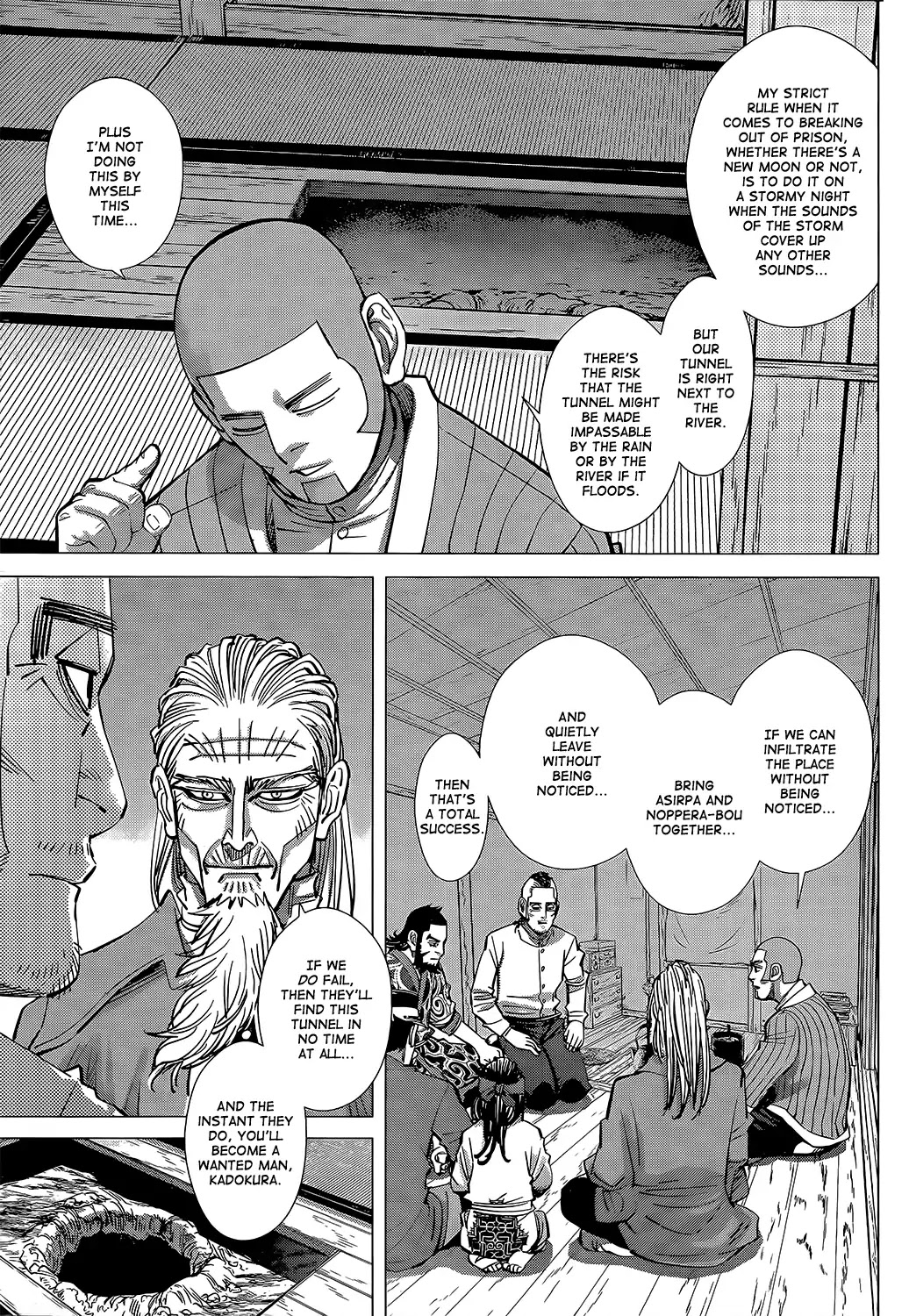 Golden Kamui Chapter 128 page 4 - Chapter 128: On The Night Of The New Moon