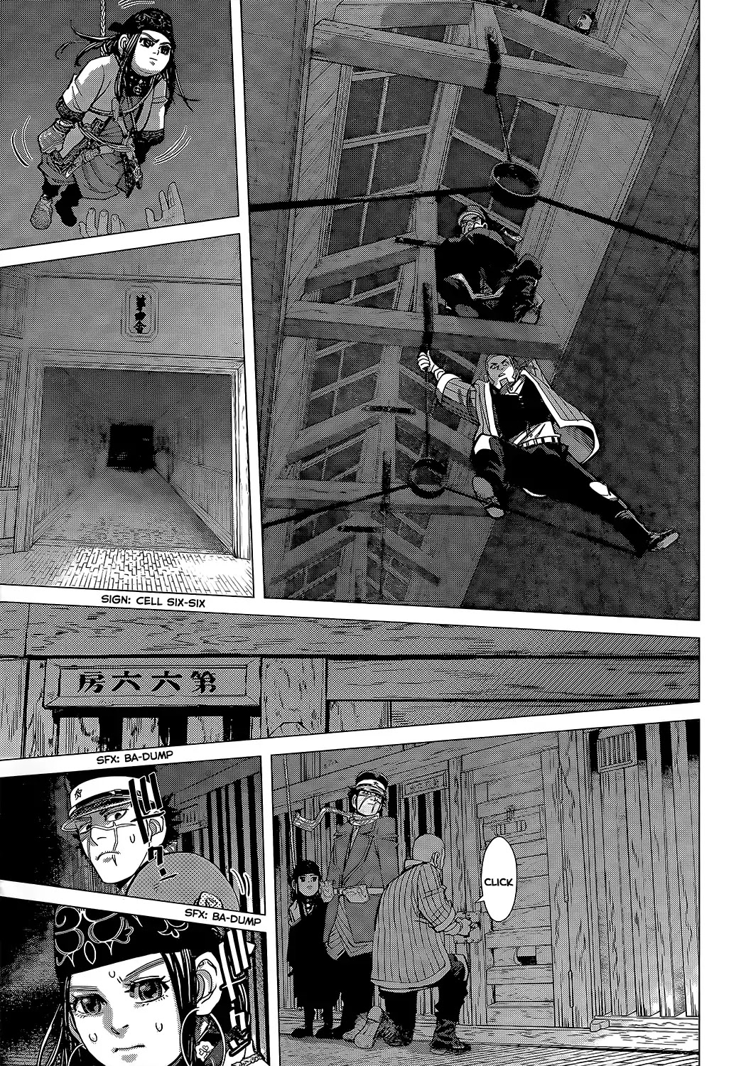 Golden Kamui Chapter 129 page 13 - Chapter 129: The Radial Five-Winged Prison House