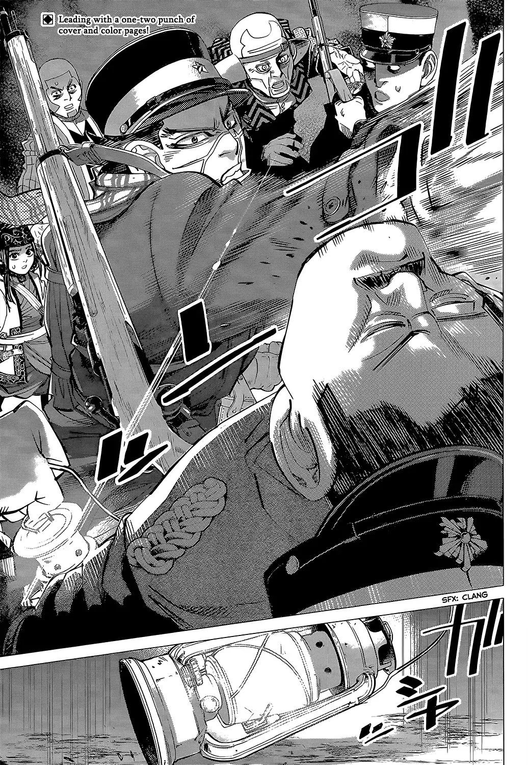 Golden Kamui Chapter 129 page 4 - Chapter 129: The Radial Five-Winged Prison House