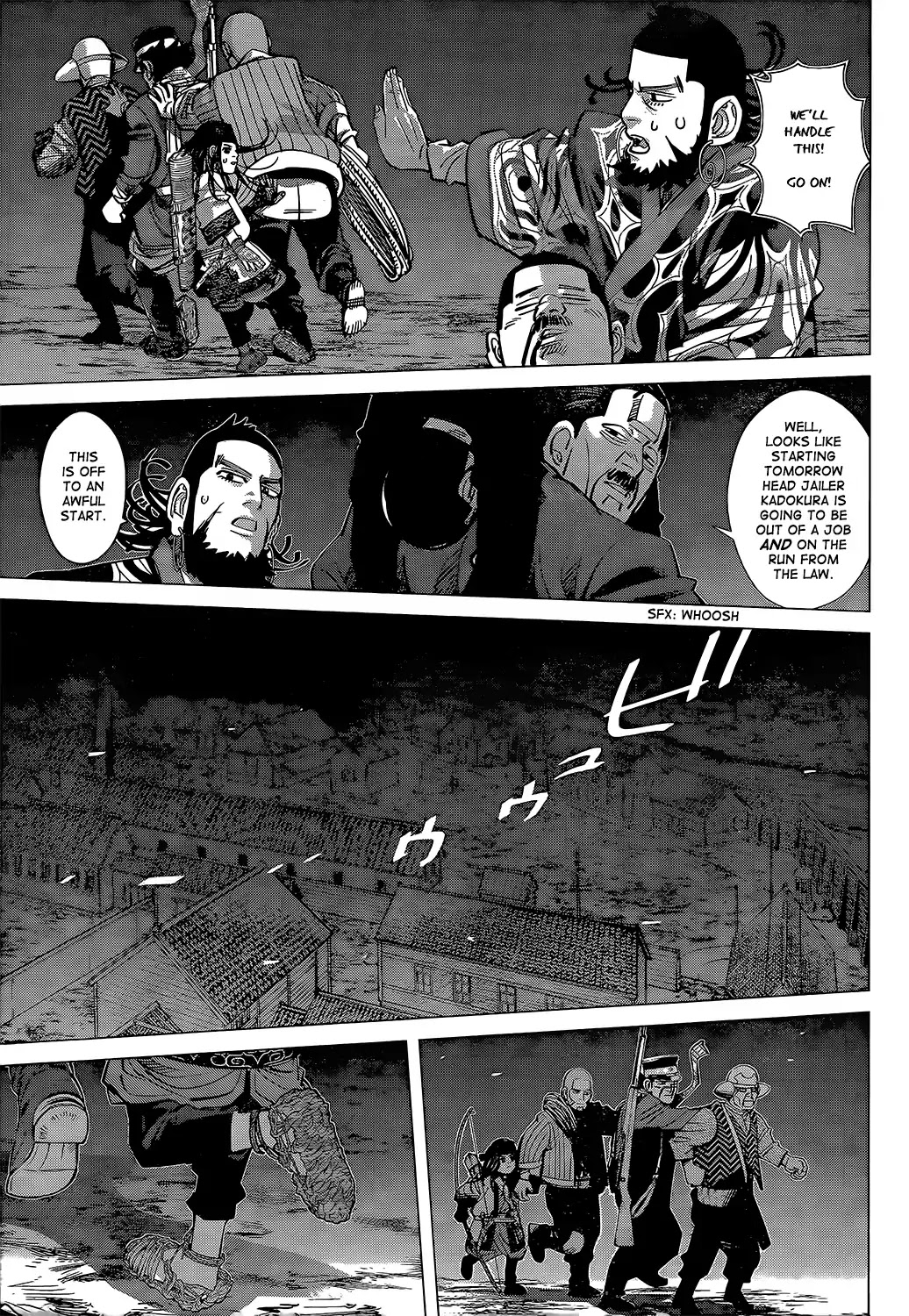 Golden Kamui Chapter 129 page 6 - Chapter 129: The Radial Five-Winged Prison House