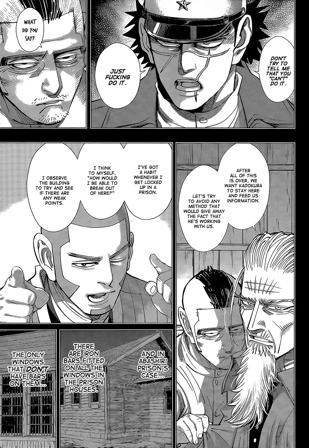 Golden Kamui Chapter 129 page 9 - Chapter 129: The Radial Five-Winged Prison House