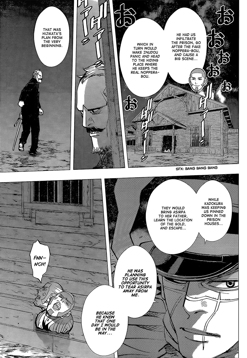 Golden Kamui Chapter 133 page 14 - Chapter 133: 700 Vicious Criminals