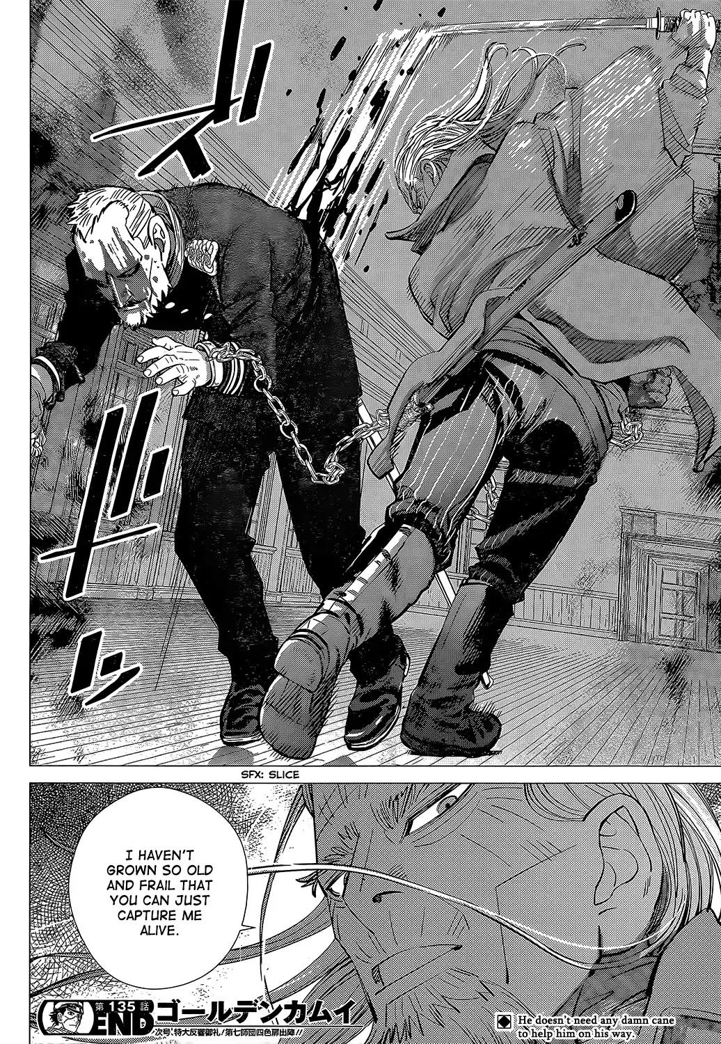 Golden Kamui Chapter 135 page 17 - Chapter 135: Chain Deathmatch