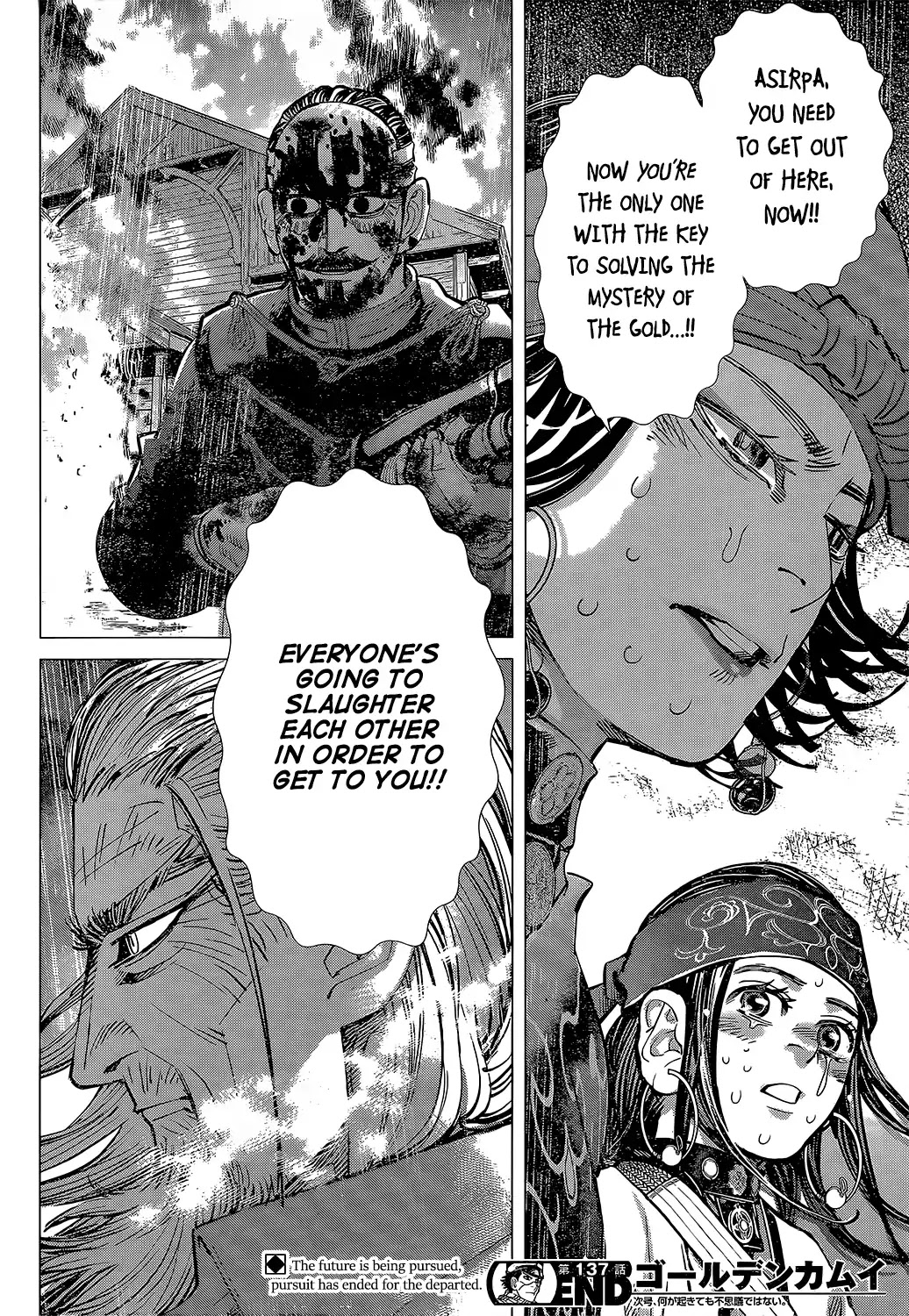 Golden Kamui Chapter 137 page 15 - Chapter 137: Communication