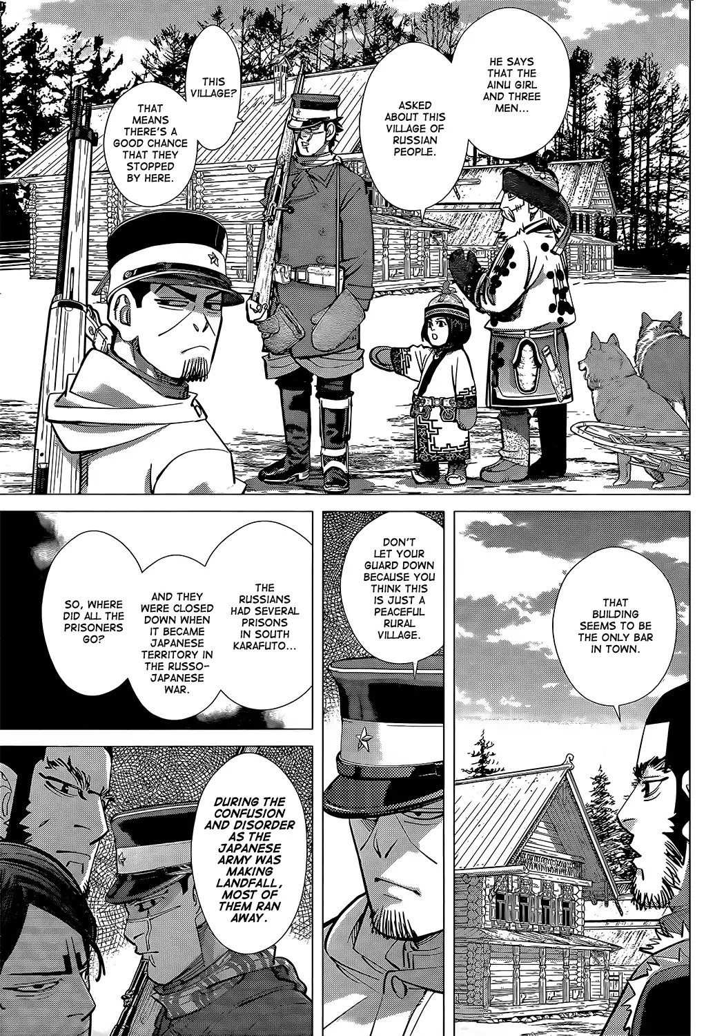 Golden Kamui Chapter 142 page 5 - Chapter 142: The Village of Resident Russians