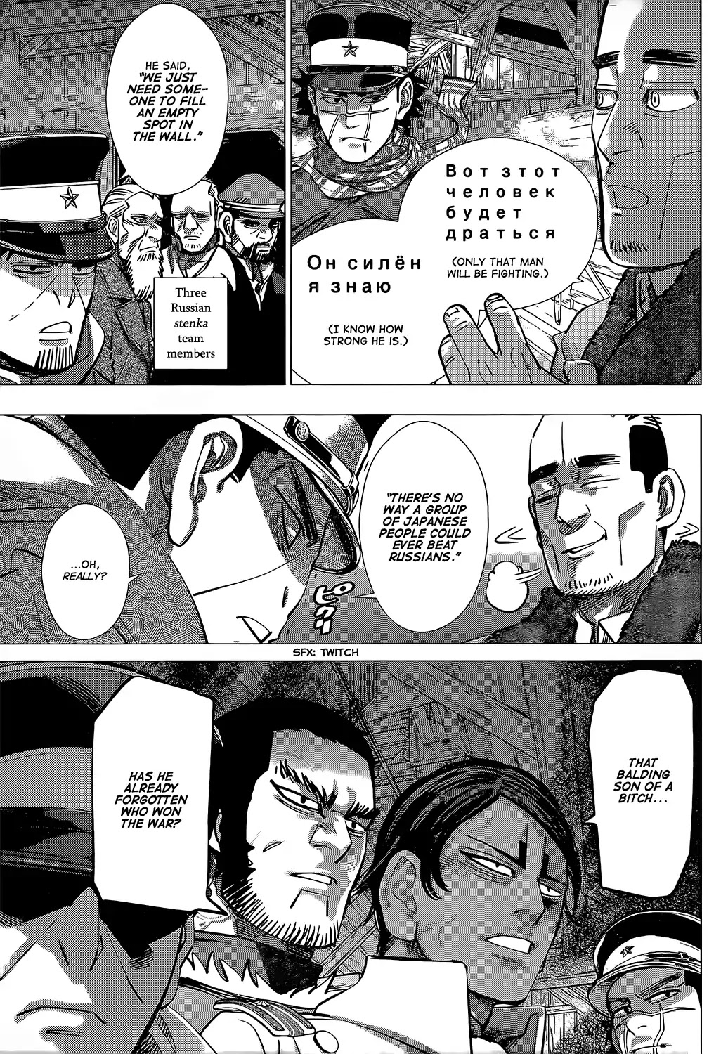 Golden Kamui Chapter 143 page 5 - Chapter 143: Stenka