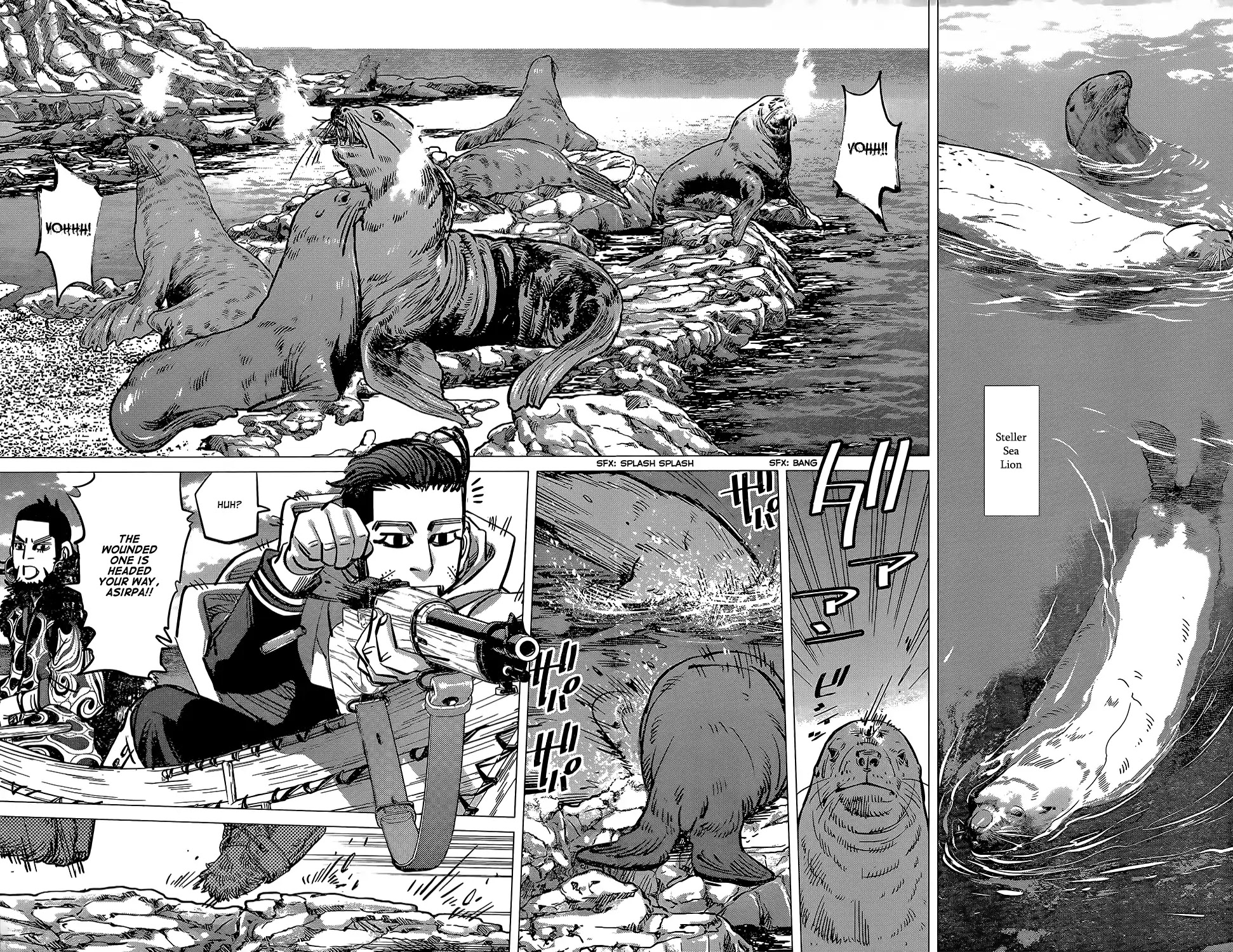 Golden Kamui Chapter 147 page 9 - Chapter 147: Don't Kill The Sea Lions!