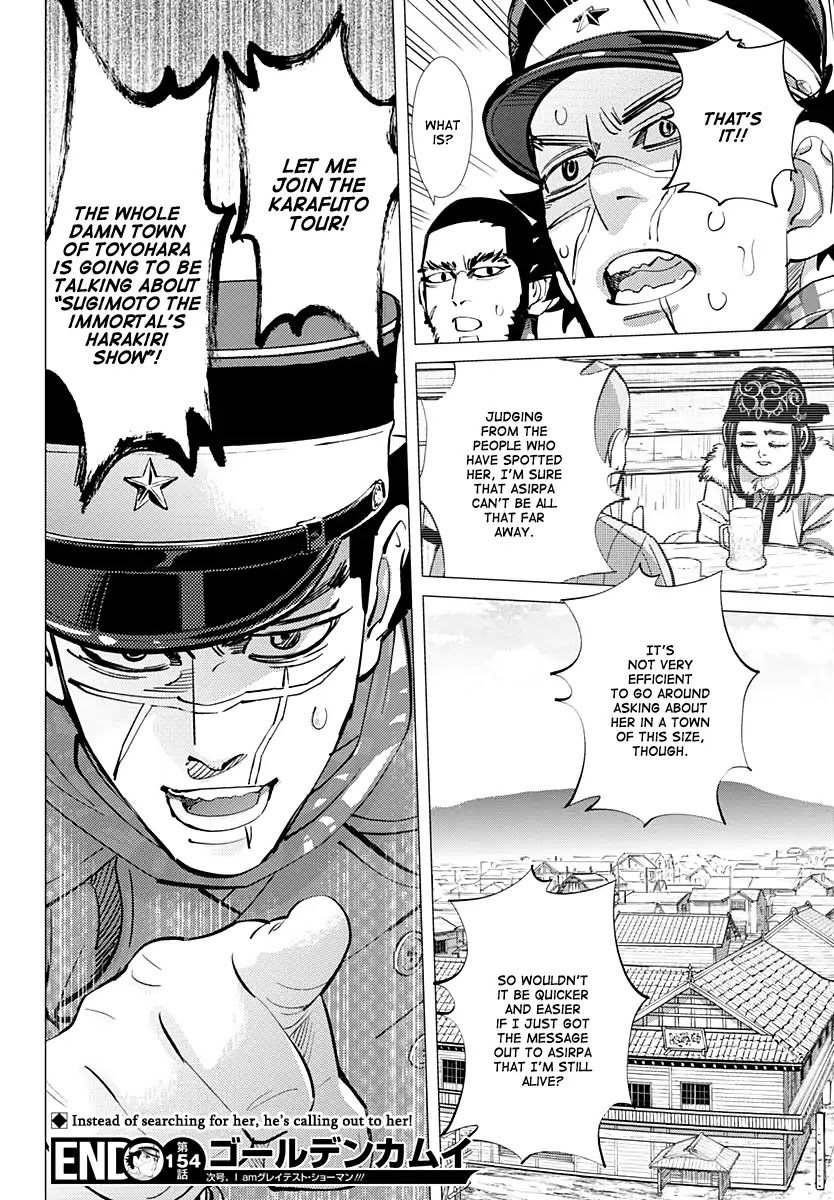 Golden Kamui Chapter 154 page 19 - Chapter 154: Remaining Time