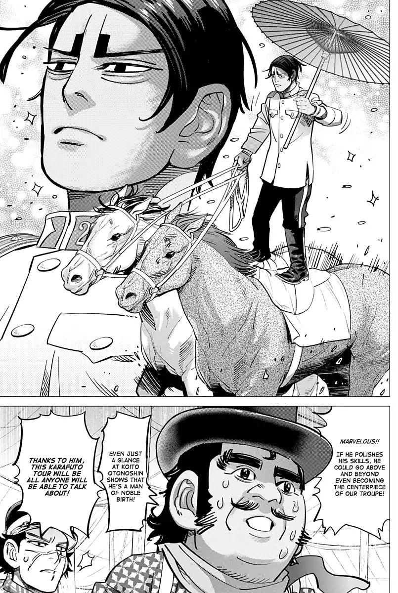 Golden Kamui Chapter 155 page 14 - Chapter 155: Yamada Troupe