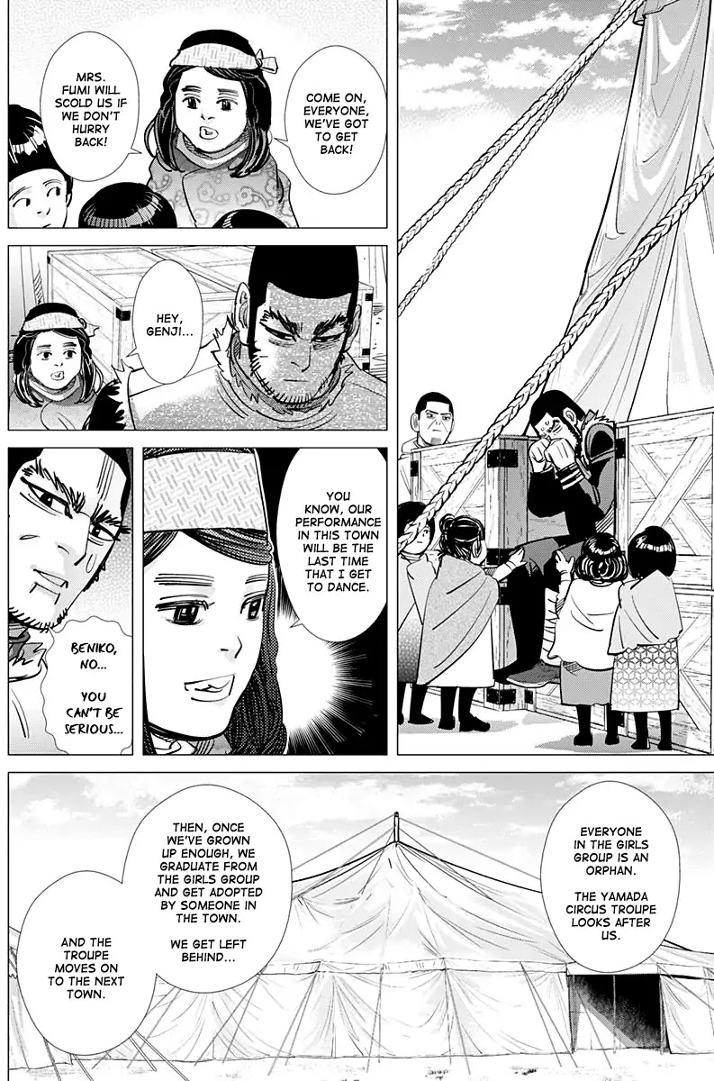 Golden Kamui Chapter 156 page 14 - Chapter 156: Sugimoto The Immortal's Harakiri Show