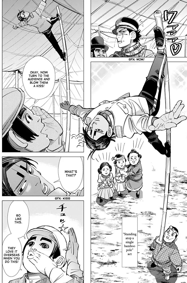 Golden Kamui Chapter 156 page 8 - Chapter 156: Sugimoto The Immortal's Harakiri Show