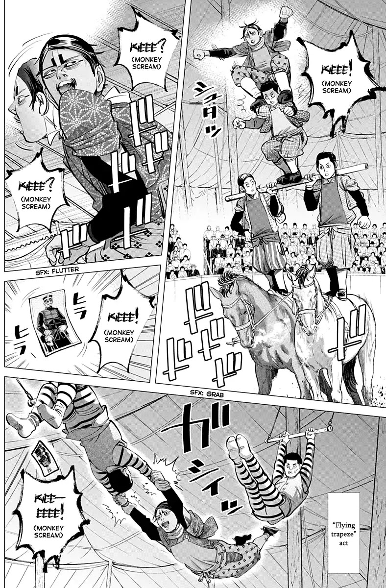 Golden Kamui Chapter 157 page 10 - Chapter 157: The Great Circus on Karafuto Island