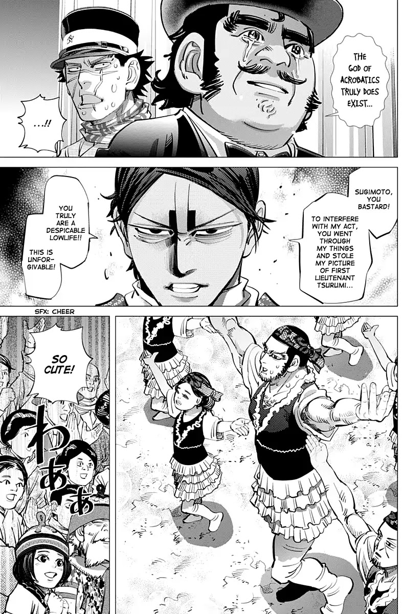 Golden Kamui Chapter 157 page 13 - Chapter 157: The Great Circus on Karafuto Island