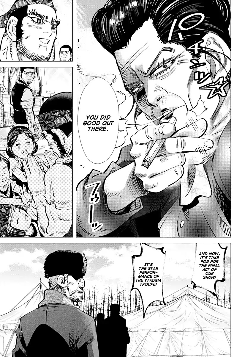 Golden Kamui Chapter 157 page 15 - Chapter 157: The Great Circus on Karafuto Island