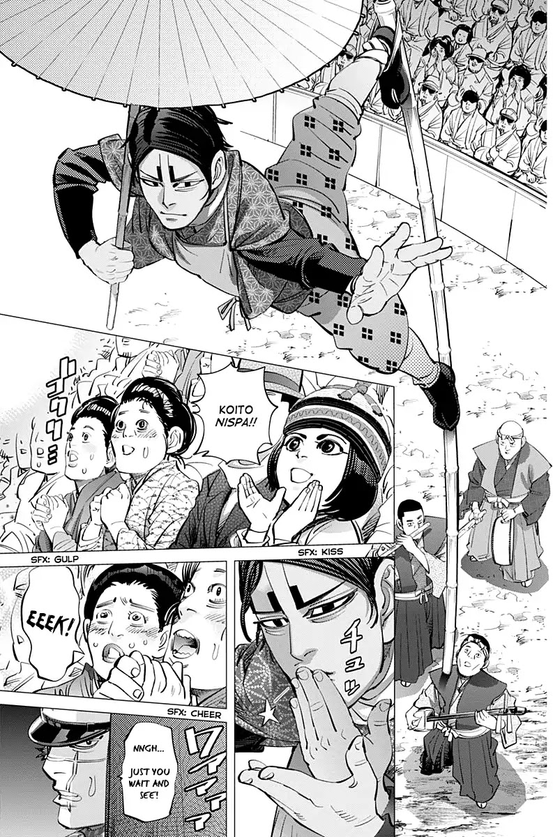 Golden Kamui Chapter 157 page 3 - Chapter 157: The Great Circus on Karafuto Island