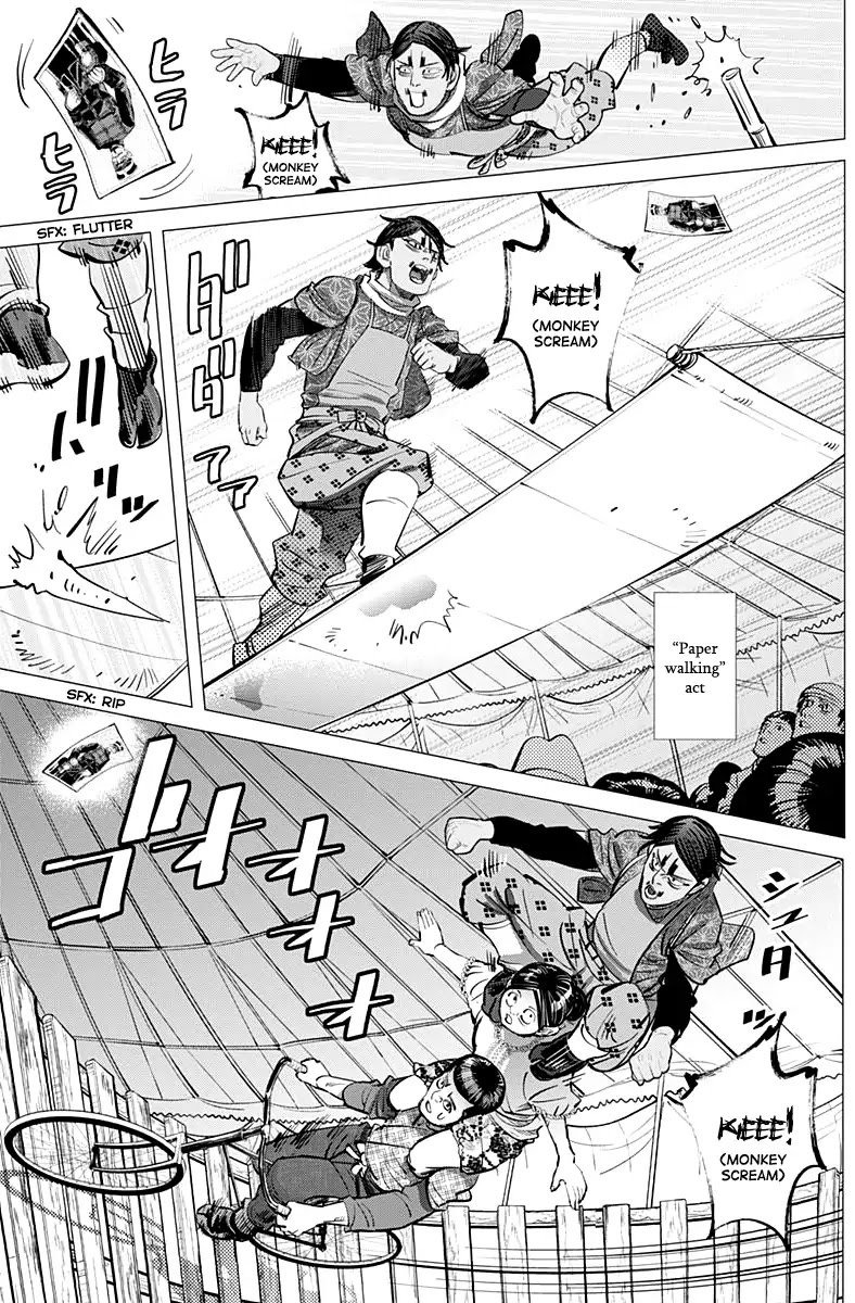 Golden Kamui Chapter 157 page 9 - Chapter 157: The Great Circus on Karafuto Island