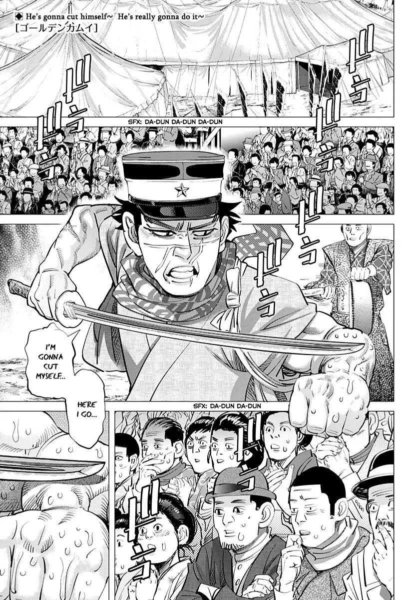 Golden Kamui Chapter 158 page 1 - Chapter 158: Main Event