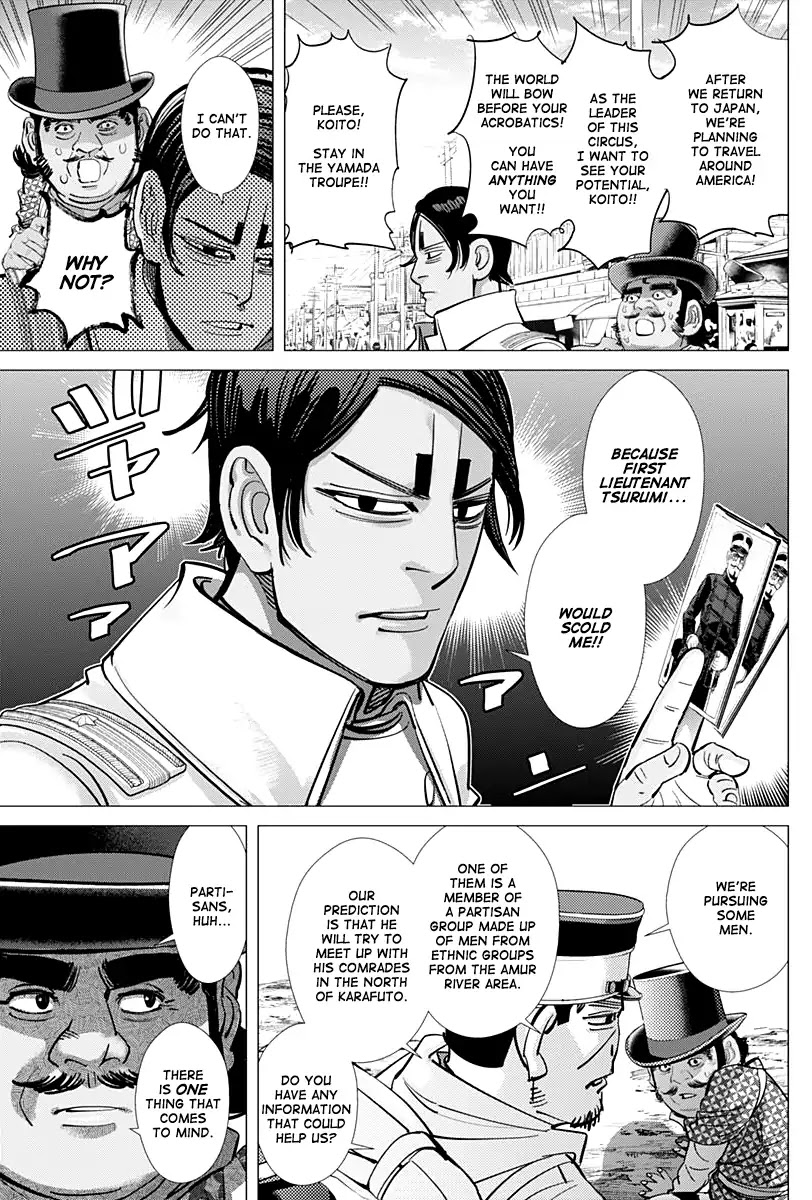 Golden Kamui Chapter 158 page 15 - Chapter 158: Main Event