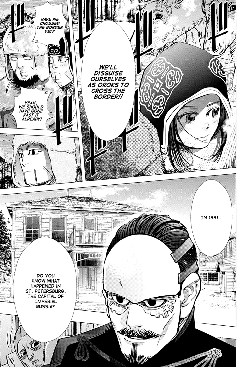 Golden Kamui Chapter 160 page 12 - Chapter 160: National Borders