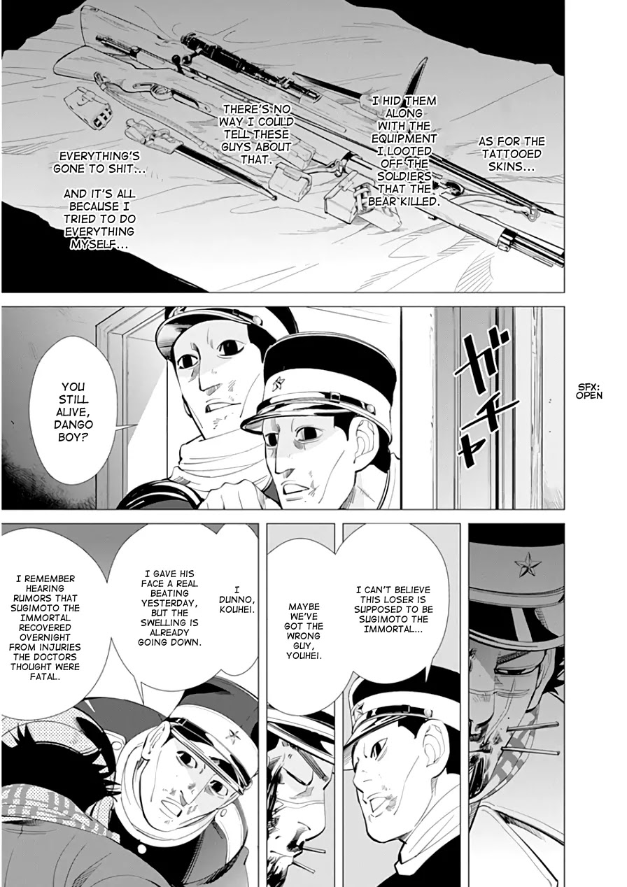 Golden Kamui Chapter 17 page 13 - Chapter 17: Trackers